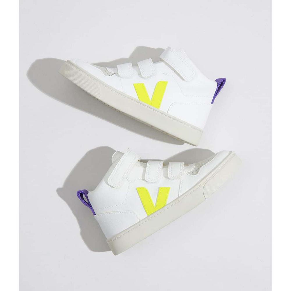 Veja V-10 MID CWL Topanky Detske White/Purple | SK 797CTV